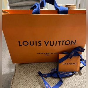 Louis Vuitton small shopping bag. 10 x 8
